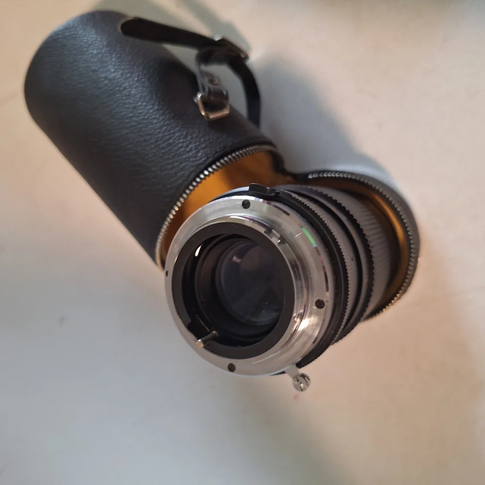 Black Camera Lens with Case